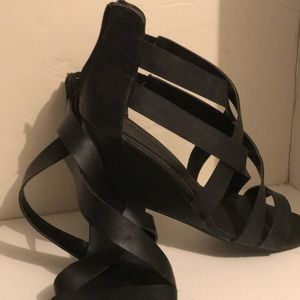 Strappy Wedge Heels